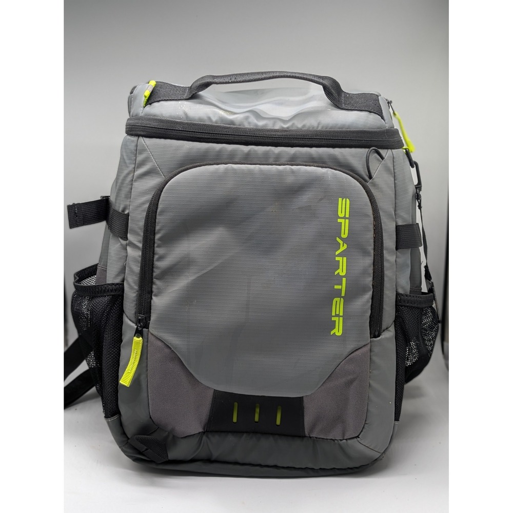 Sparter Insulated Cooler Backpack Gray Leakproof Soft Cooler 16x12x7 Hiking
